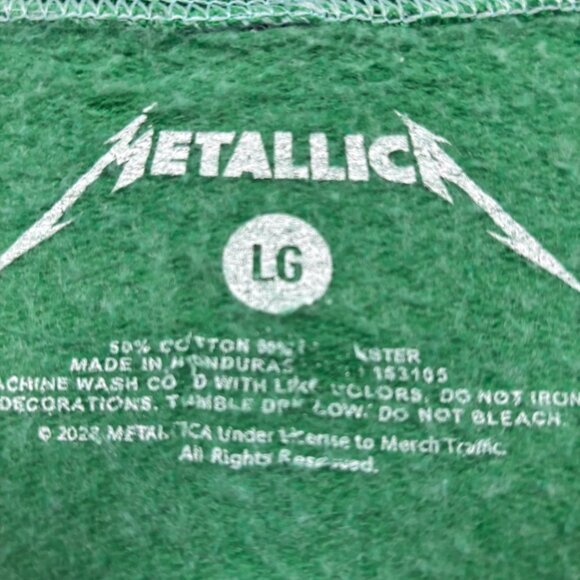 Metallica Live in Concert 92 Oversize Heavy Metal Crewneck L - Picture 4 of 4